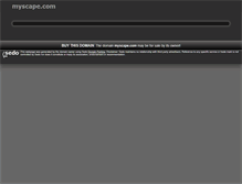 Tablet Screenshot of myscape.com